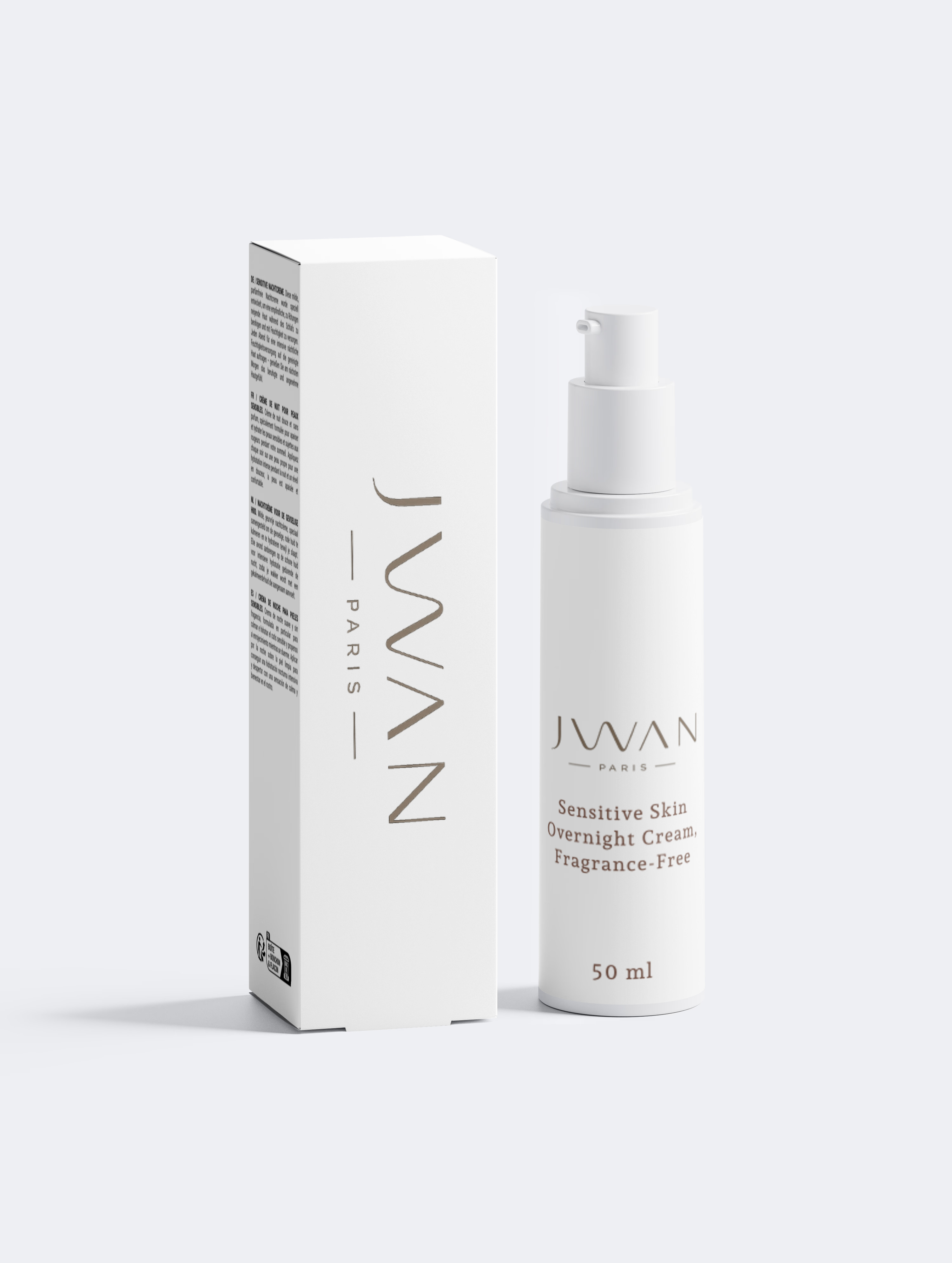 Sensitive Skin Overnight Cream, Fragrance-Free